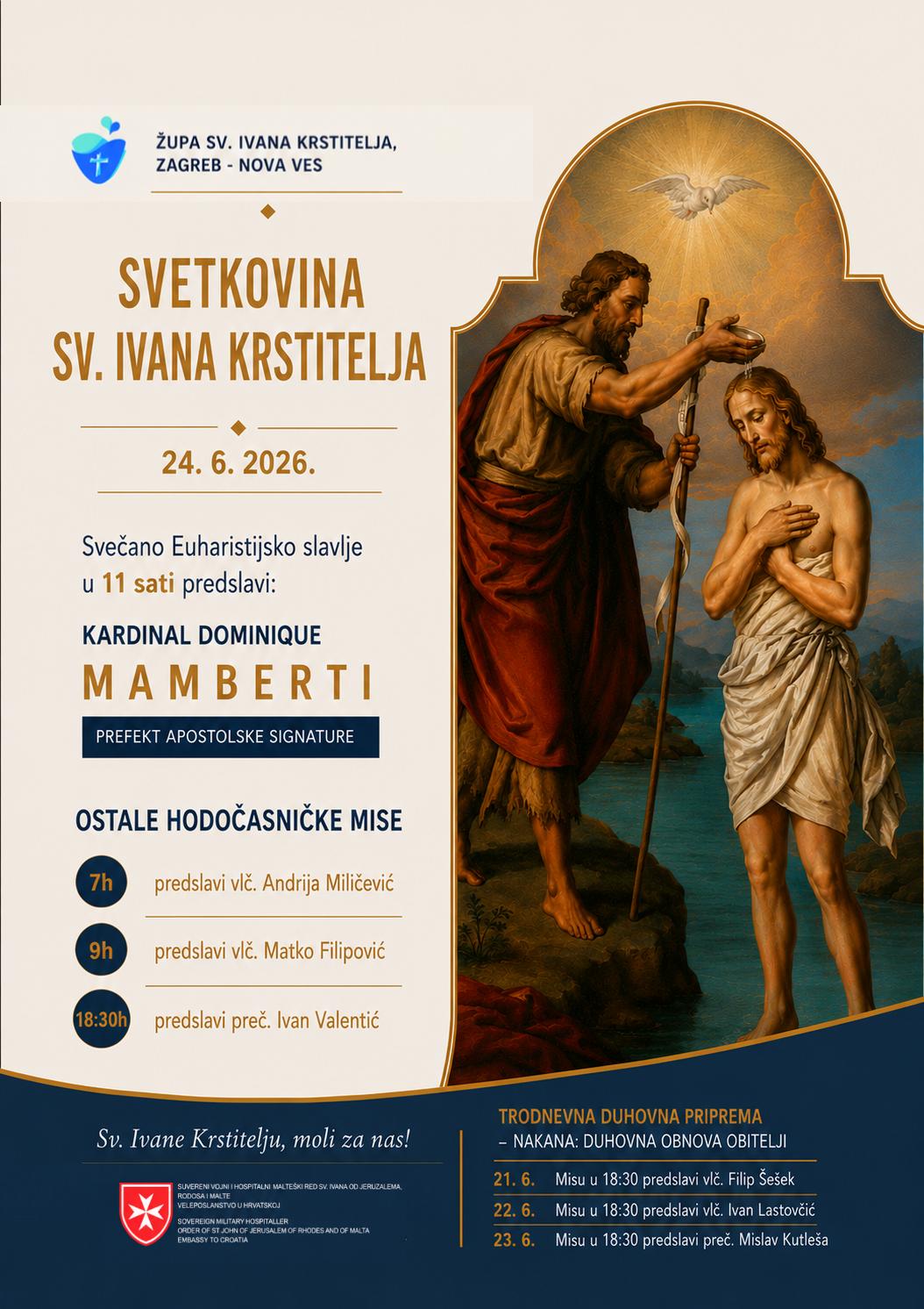 Svetkovina sv. Ivana Krstitelja