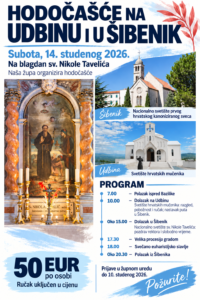 Hodočašće na Udbinu i u Šibenik